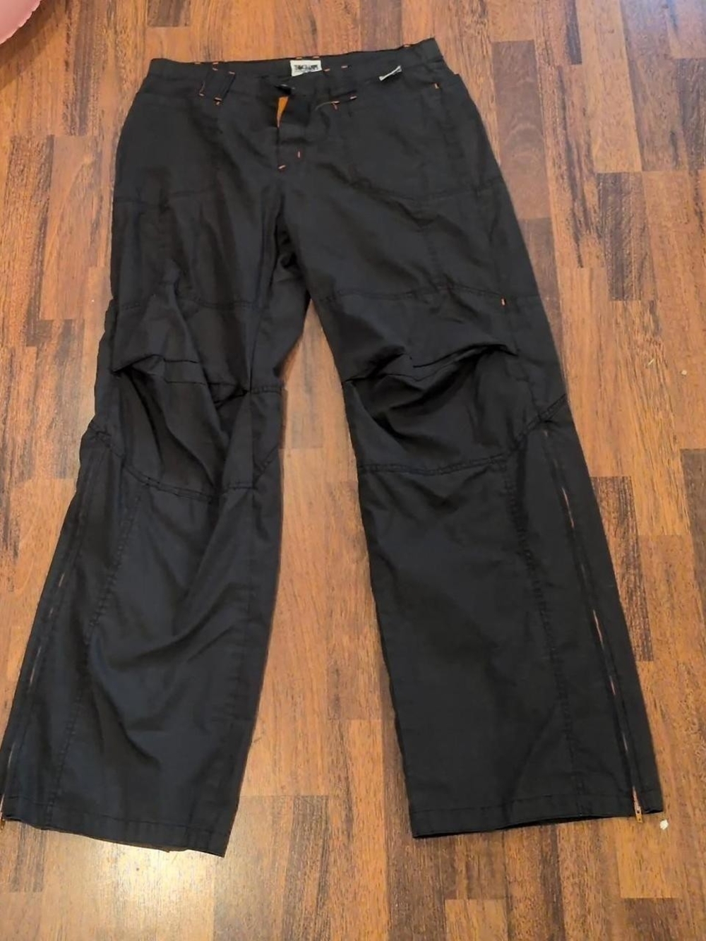 Snug Industries Pants With Zipper Flare On Legs And Hidden Stash Pocket